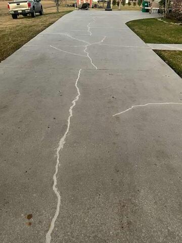 Sealing Cracks in Raceland, LA! - After Photo