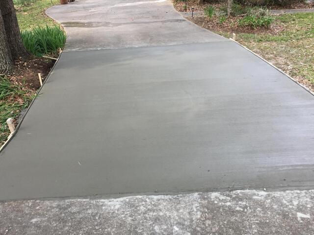 New Concrete Pour in Abita Springs, LA! - After Photo