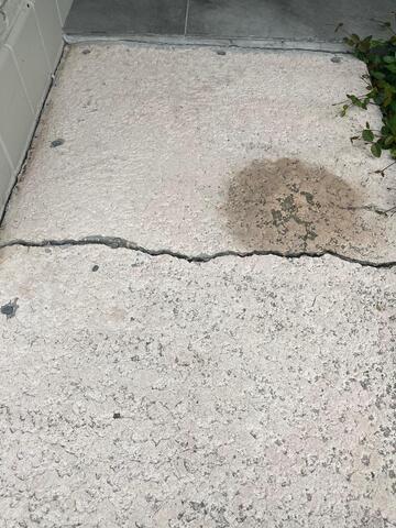 Crack Sealing Using NexusPro - Before Photo