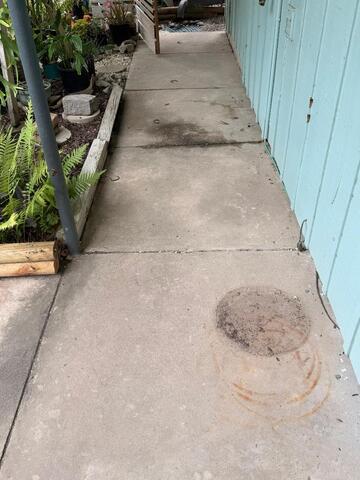 Concrete Lifting and Leveling in Baton Rouge, LA! - Before Photo