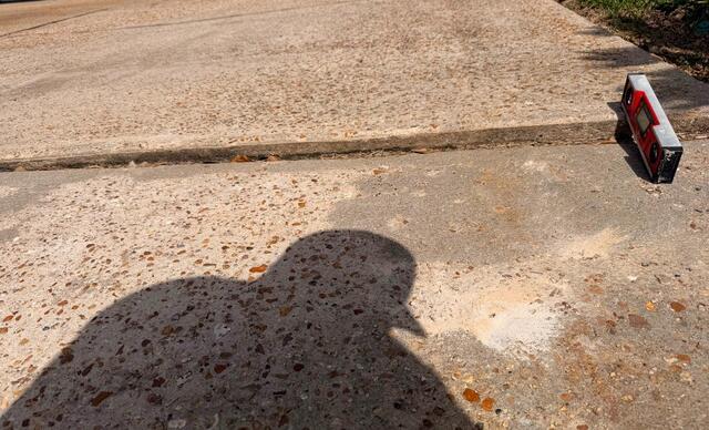 Driveway Leveling in Marrero, LA! - Before Photo