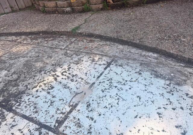Lifting a Sinking Pool Deck in Harvey, LA! - Before Photo