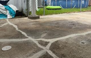 Sealing Cracked Concrete in Avondale, LA!