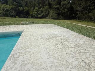 Pool Deck Leveling in Abita Springs, LA!