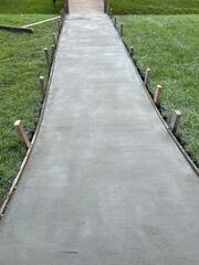 New Walkway Pour In Covington, LA!