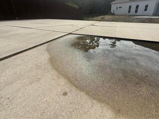 Leveling a Sinking Driveway in Covington, LA!