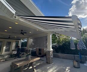 T. Hewlett Awning and Screen Installation in South Jordan, UT