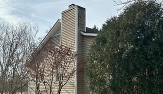 Grime Removal on Chimney