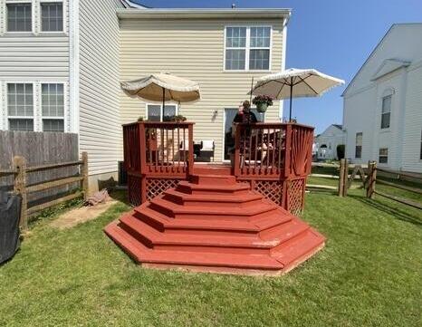 Trex Honey Grove Deck Transformation Bear, DE - 