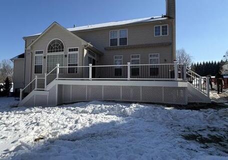 Trex Composite deck remodel in Garnet Valley, PA - After Photo