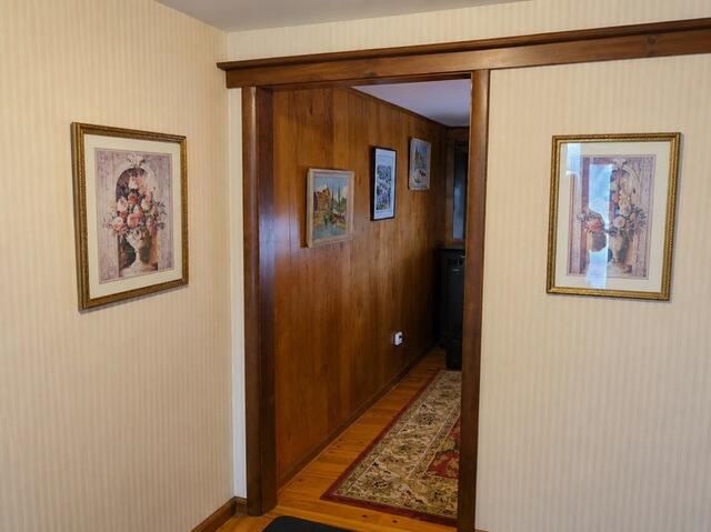 Interior Door Installation in New Hartford, NY | Pine 6-Panel Upgrade - Before Photo