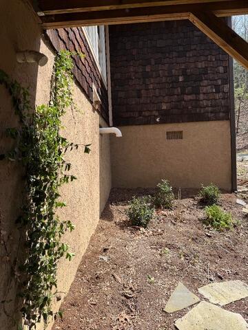 Radon Mitigation in Horse Shoe - Before Photo