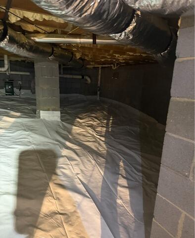 Radon Mitigation in Penrose - Before Photo