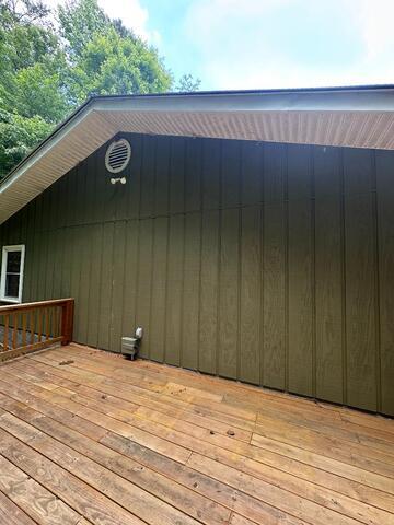 Radon Mitigation in Sylva - Before Photo