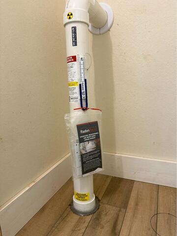 Radon Mitigation in Sylva - After Photo