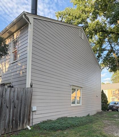 Completed Radon Mitigation System - 