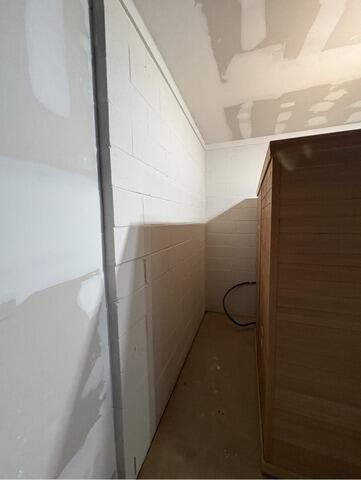 Radon Mitigation System Install, Raleigh - Before Photo