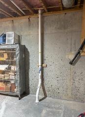 Radon Mitigation System Installation, Chapel Hill