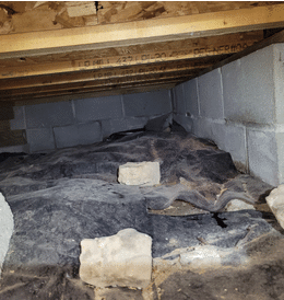 Crawl Space Encapsulation with Dehumidifer in Bentonville, AR