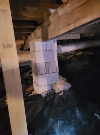 Crawl Space Stabilization in Bentonville, AR