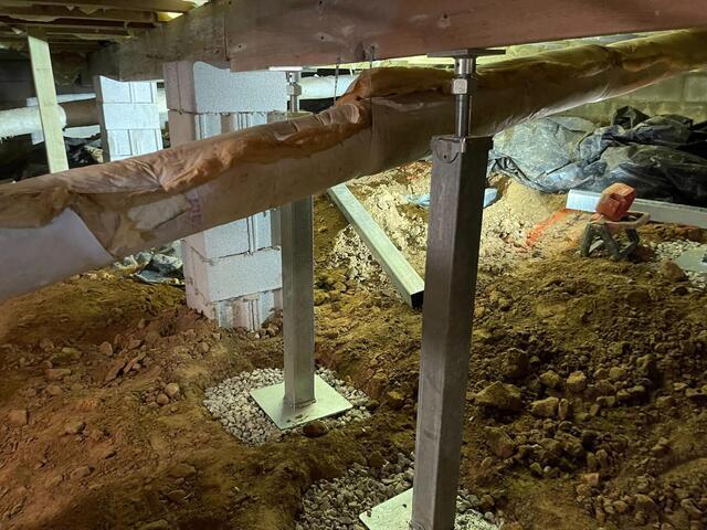 Crawl Space Stabilization in Bentonville, AR