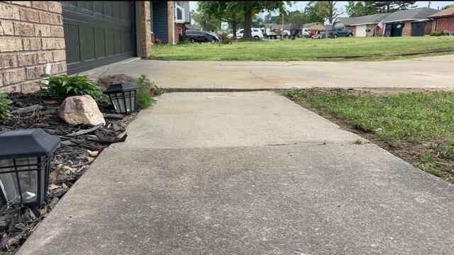 Sidewalk repair in Rogers, AR