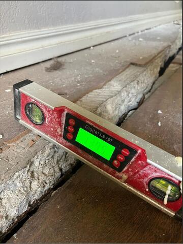 Foundation slab repair with Interior PolyLevel in Wesley, AR