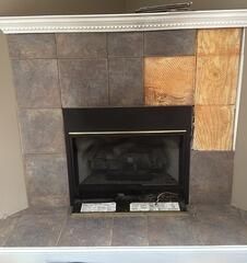 Vent Free Fireplace Makeover