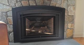 Regency LRI 6 Gas Insert with Arch Faceplate