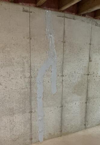 Basement Crack Repaired in Bourbonnais, IL