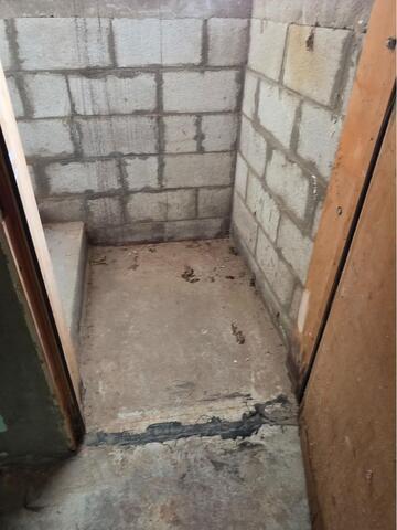 Wet Basement Repair in Palos Heights, IL - Before Photo