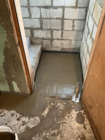 Wet Basement Repair in Palos Heights, IL - After Photo
