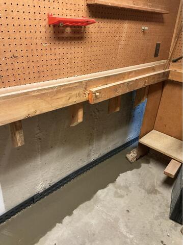 Basement Waterproofed in Frankfort, IL - After Photo