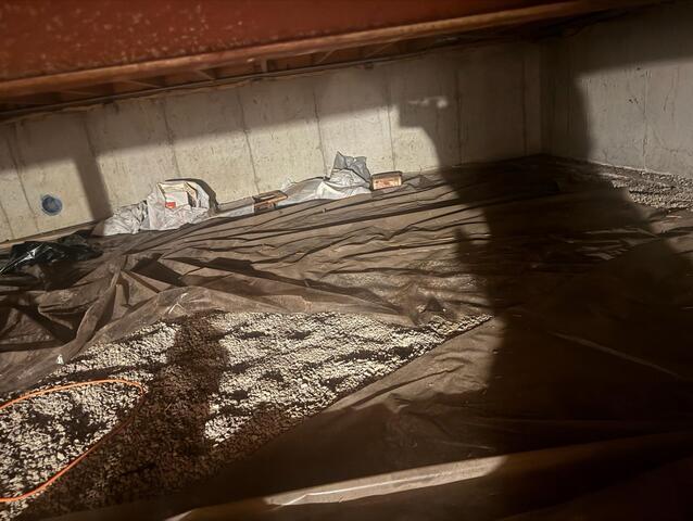 Crawl Space Encapsulation in Matteson, IL - Before Photo