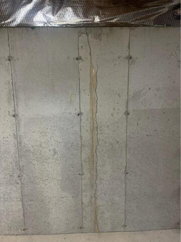 Basement Wall Crack Repair in Frankfort, IL - Before Photo