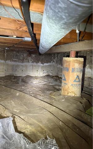 Crawl Space Encapsulation in Glen Ellyn, IL - Before Photo
