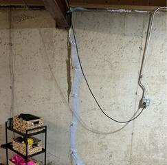Cracked Foundation Wall Repair in Frankfort, IL