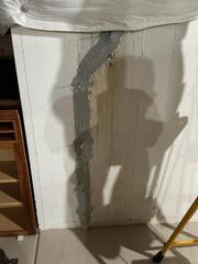 Leaking Wall Crack Repaired in Frankfort, IL