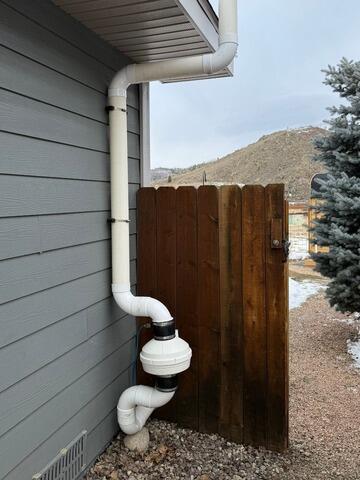 Replaced Radon Fan and Piping Upgrade Tabernash,Co