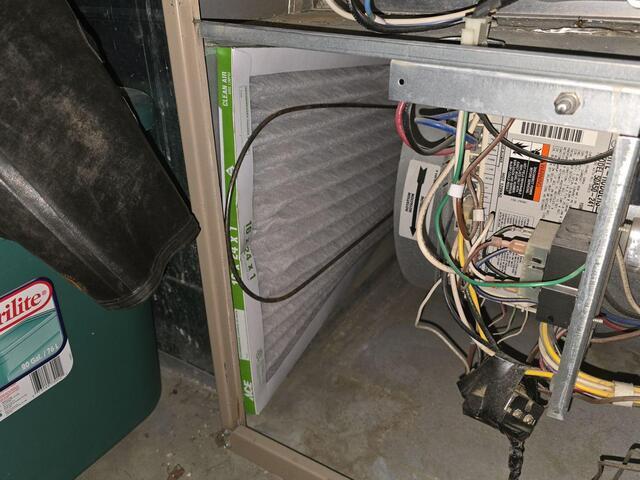 Indoor Air Quality Wheatland, Wy - Before Photo