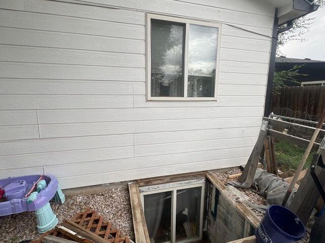 Radon Gas Mitigation System Milliken, CO - Before Photo