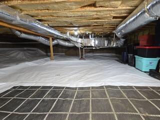 Crawlspace Encapsulation for Radon Mitigation Craig,Co