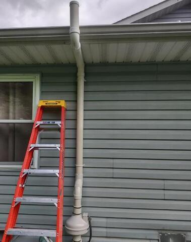Radon System Installation for High Levels Before & After in Curwensville PA - After Photo