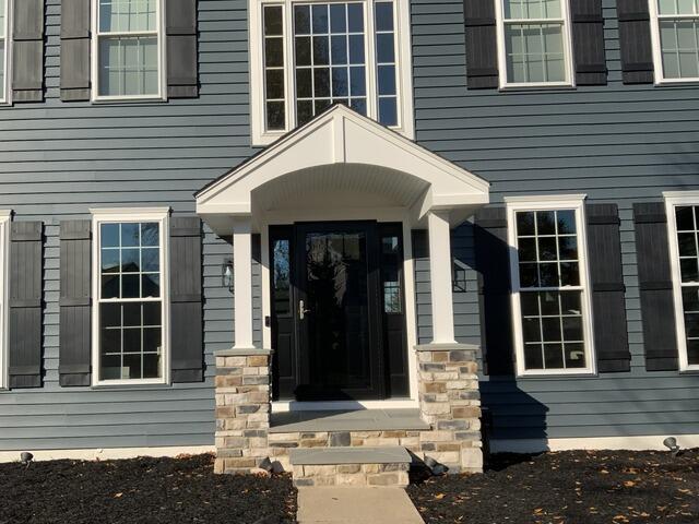 Midnight Blue Transformation: A Newtown Exterior Makeover - After Photo