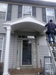 Front Portico Installation Enhances Newtown, PA Home