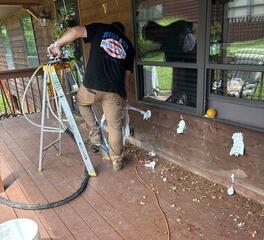 Exterior Wall Insulation Upgrade in Charleston, WV.