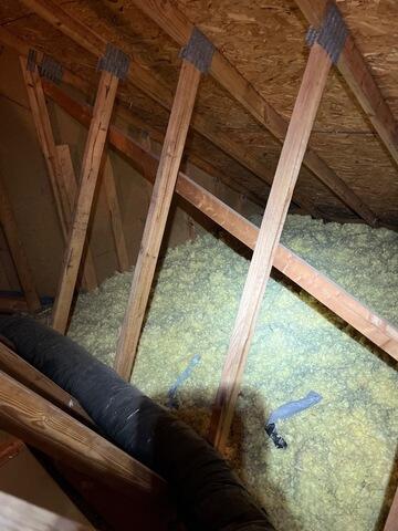 A Long-Term Attic Insulation Upgrade for a Cary Home - Before Photo