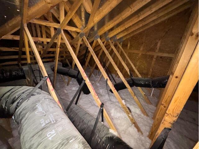 Better Attic Insulation, Better Home Performance in Matthews, NC - Before Photo