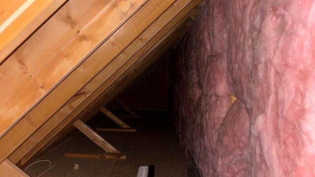 Tackling Upstairs Comfort Issues at the Knee Wall in High Point, NC - Before Photo