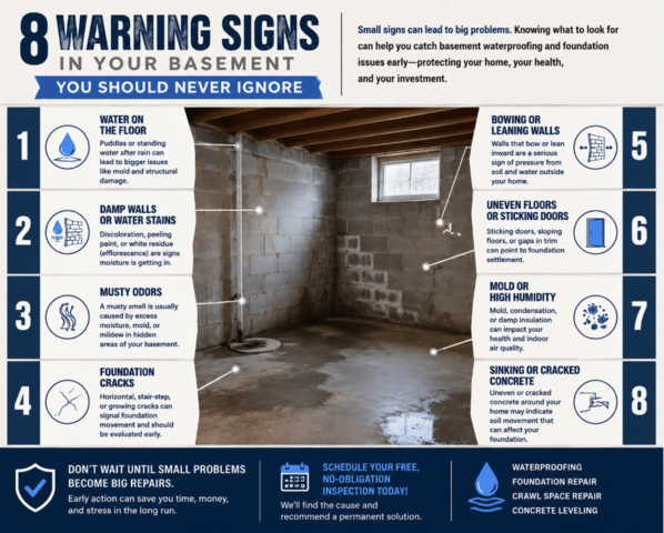 8 Warning Signs in Your Basement You Should Never Ignore